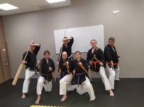 Tammela kobudoporukka Kuopion leirillä 28-29.10.2023